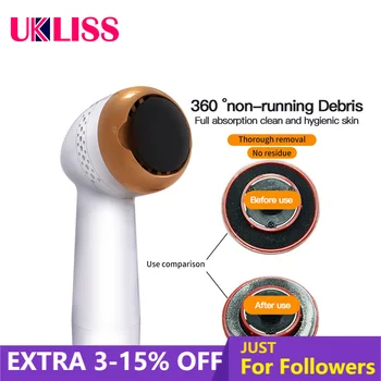 

UKLISS Electric Lime Foot Heel Care Tool Pedicure Machine File for Heels USB Rechargeable Foot Grinder Callus Remover Leg File