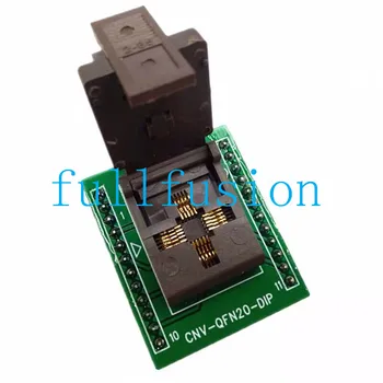 

QFN20 TO DIP Programming Adapter QFN20P 0.65mm Picth IC body size 5x5mm Burn in Socket