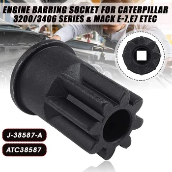 

Engine Barring Socket Tool Spared Wrench J-38587-A Heavy Duty Direct Replacement For Caterpillar 3200/3406 Series For Mack E7