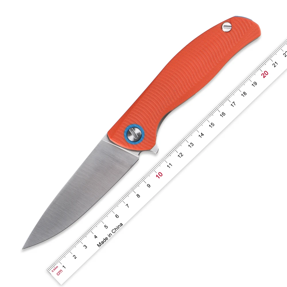 

Kanedeiia F3 bearing Flipper folding knife D2 steel blade G10+ titanium handle outdoor sports goods EDC camping adventure tool