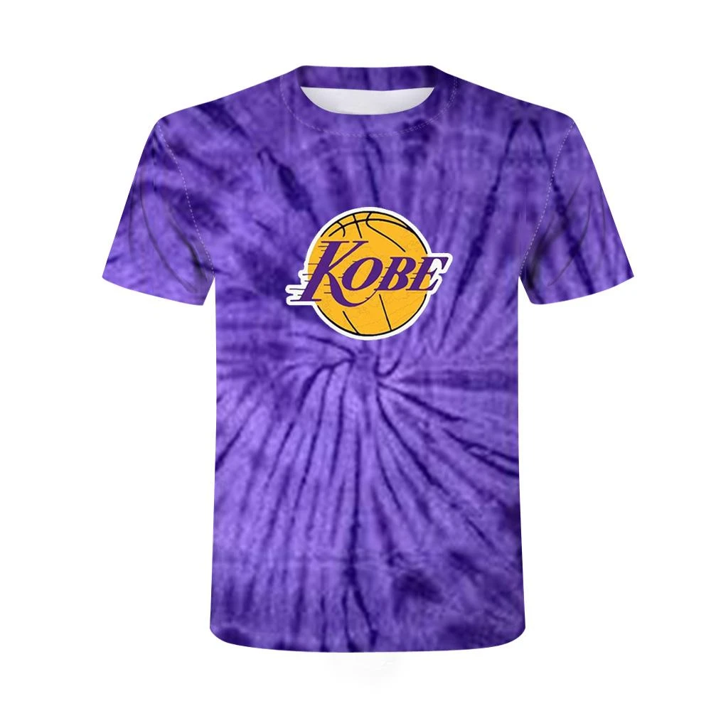 New Fashion Kobe Bryant Logo Los Angeles Lakers 3d Printed High Quality Short Sleeve Hip Hop Cool T Shirt Kobe Men Harajuku 5xl T Shirts Aliexpress