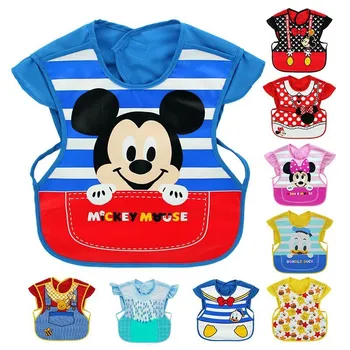 

Adjustable Reusable Washable Fashion pop cartoon EVA Baby Bibs Burp Lunch Feeding Bibs Baby Cartoon Feeding Cloth Children Baby