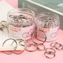 Rose Gold Silver Loose-leaf Binding Ring Metal Binding Ring File Binding DIY Photo Album Binding Office Binding Supplies