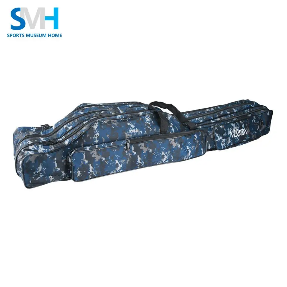 

Convenient Protector Sleeve Storage Organizer 1280D Canvas Camouflage Camping Travel Backpacking Fishing Gear Bag