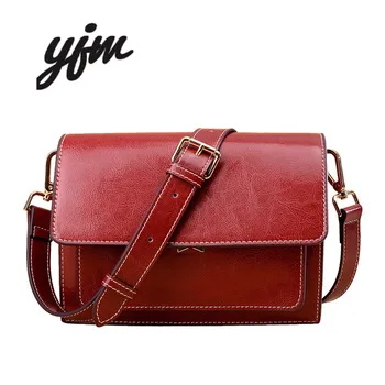 

New 2020 ladies handbag leather messenger bag female wild fashion shoulder bag organ bag Korean version diagonal small square ba