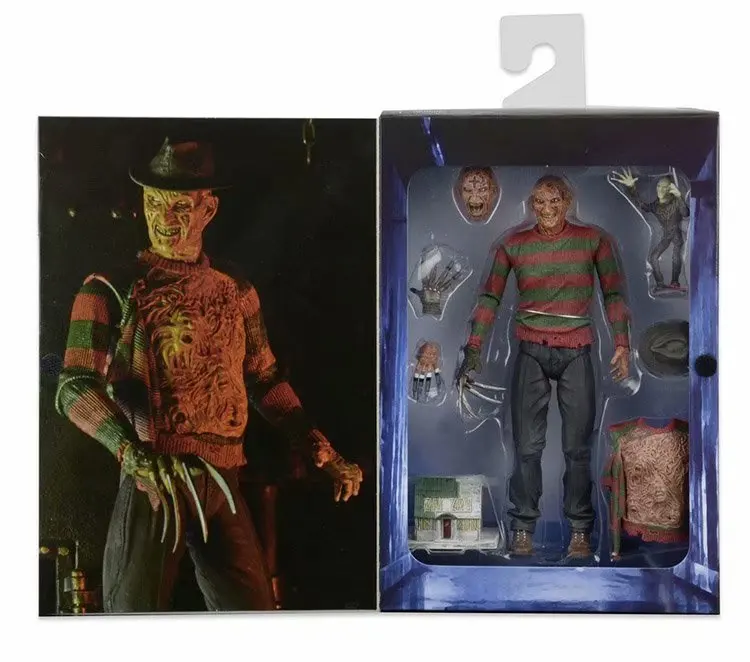 18cm neca figura sexta-feira jason freddy krueger