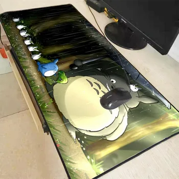 

XGZ Totoro Anime Lock Edge Pad To Mouse Notbook Computer Large Mousepad Best Gaming Mouse Pad Gamer To Keyboard Laptop Mouse Mat