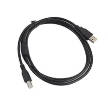 USB 2,0 AM-TO-BM высокоскоростной кабель провод A к B длинный черный экранированный совместимый принтер сканеры жесткий диск стабильная передача