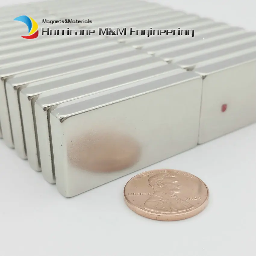 N42 NdFeB магнитный Блок 40x20x5+/-0,05 мм пластина прямоугольник сильные неодимовые постоянные редкоземельные магниты 4 шт