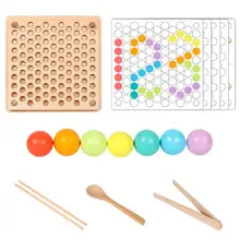 Клип бусины головоломки игрушки для детей Детские Монтессори игрушки руки Тренировки Мозга образовательные головоломки для малышей игры