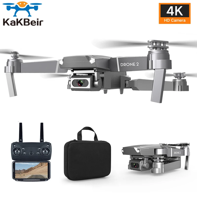 Радиоуправляемый Дрон KaKBeir E68 складной Квадрокоптер с камерой 4K HD Wi Fi FPV VS E58 SG901