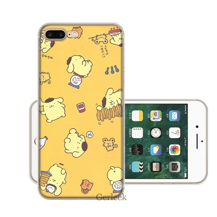 Чехол для мобильного телефона iPhone 11 Pro 6 6s 7 8 P Lus iPhone XR X XS Max 5 5S SE Shell Cute pompomparin Прекрасный жесткий чехол