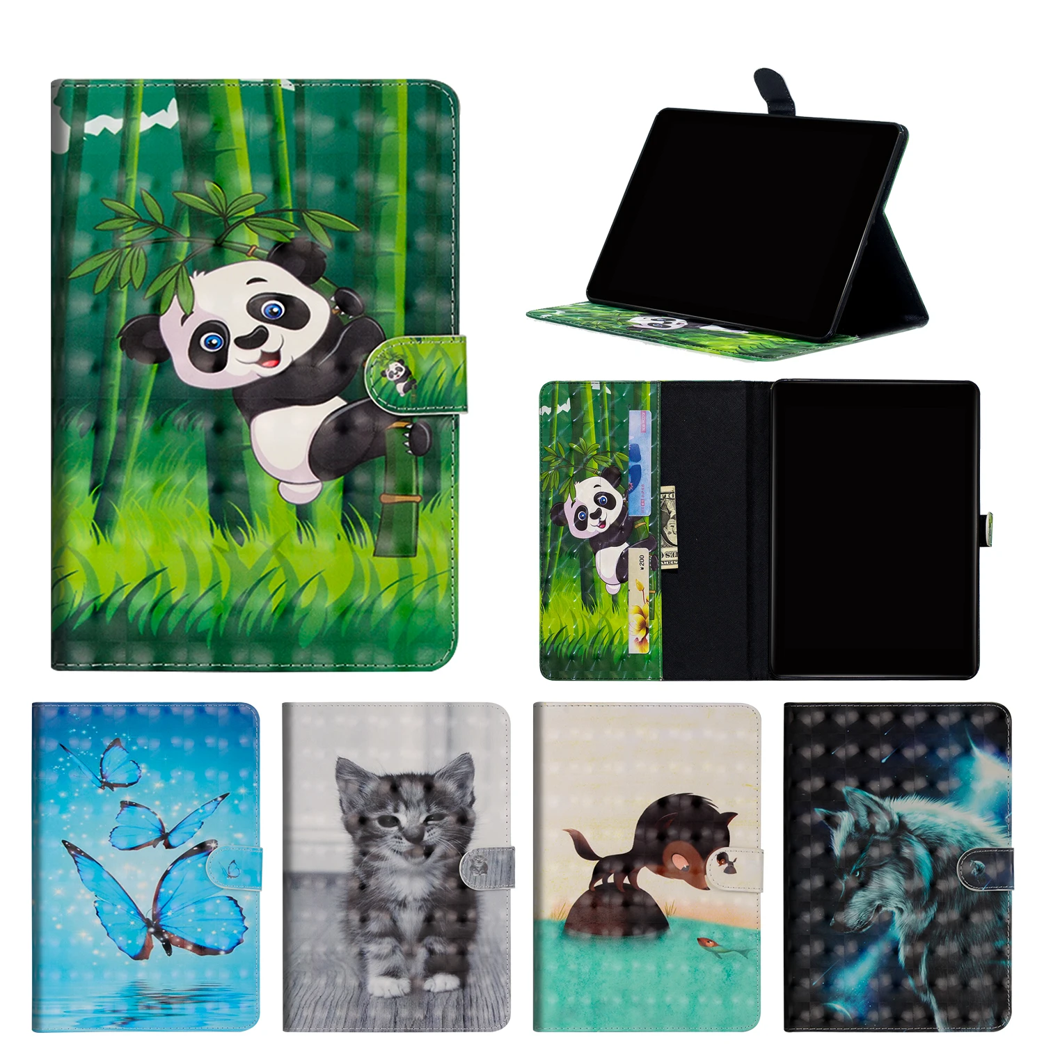 

Flip Stand Leather Funda Case Magnet Smart Auto Sleep Cover For Huawei MediaPad M6 8.4 2019 VRD-W09/AL09 Tablet Coque +Film +Pen