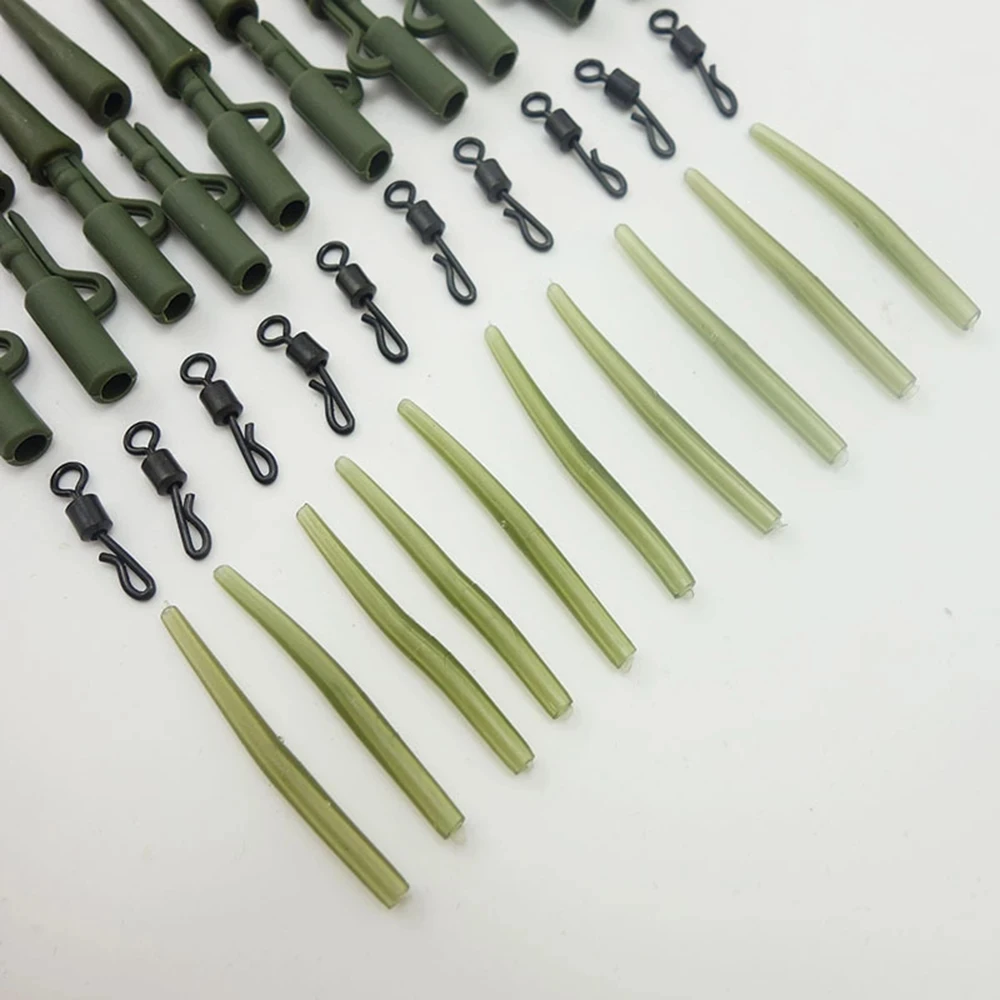 Kit d'accessoires de pêche à la carpe, matériel Anti-emmêlement, clips