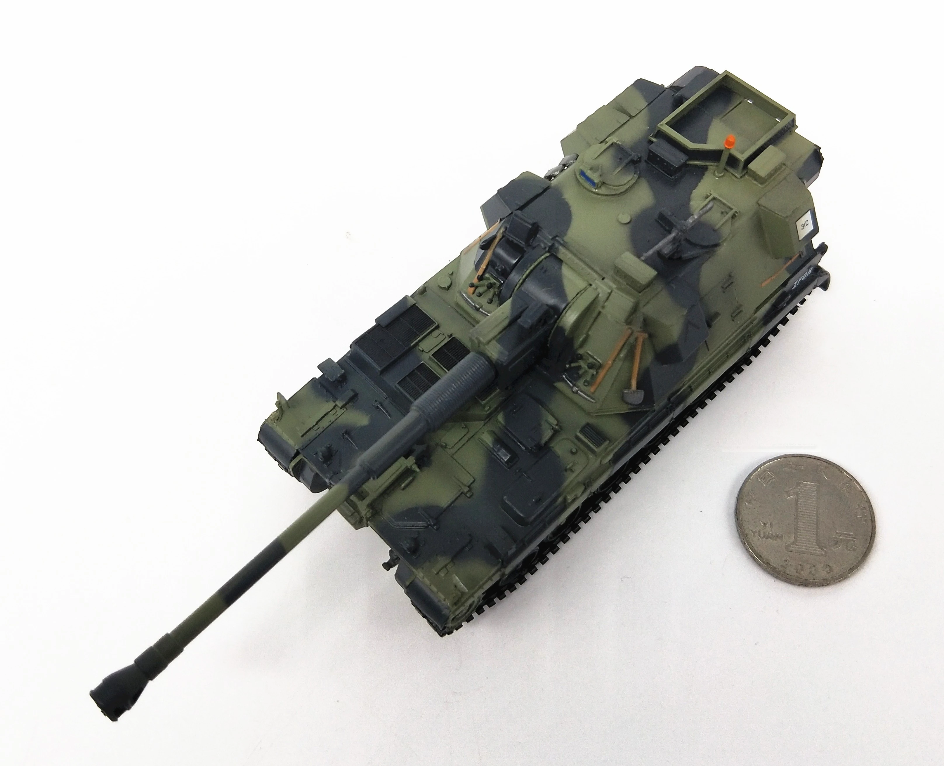 1: 72 Британский AS-90 самоходная артиллерия трубач, готовый продукт Модель 35001