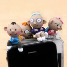 3,5 мм мультяшная заглушка для защиты мобильного телефона от пыли универсальная милая для IPhone huawei samsung разъем для наушников Пылезащитная заглушка Аксессуары для мобильных телефонов