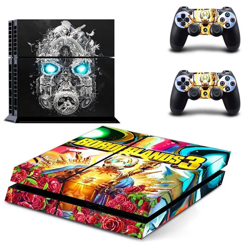 GYTM2691 Игра Borderlands 3 наклейка для PS4 Стикеры наклейка для sony Игровые приставки 4 консоли и 2 контроллера кожи PS4 Стикеры винил - Цвет: GYTM2691
