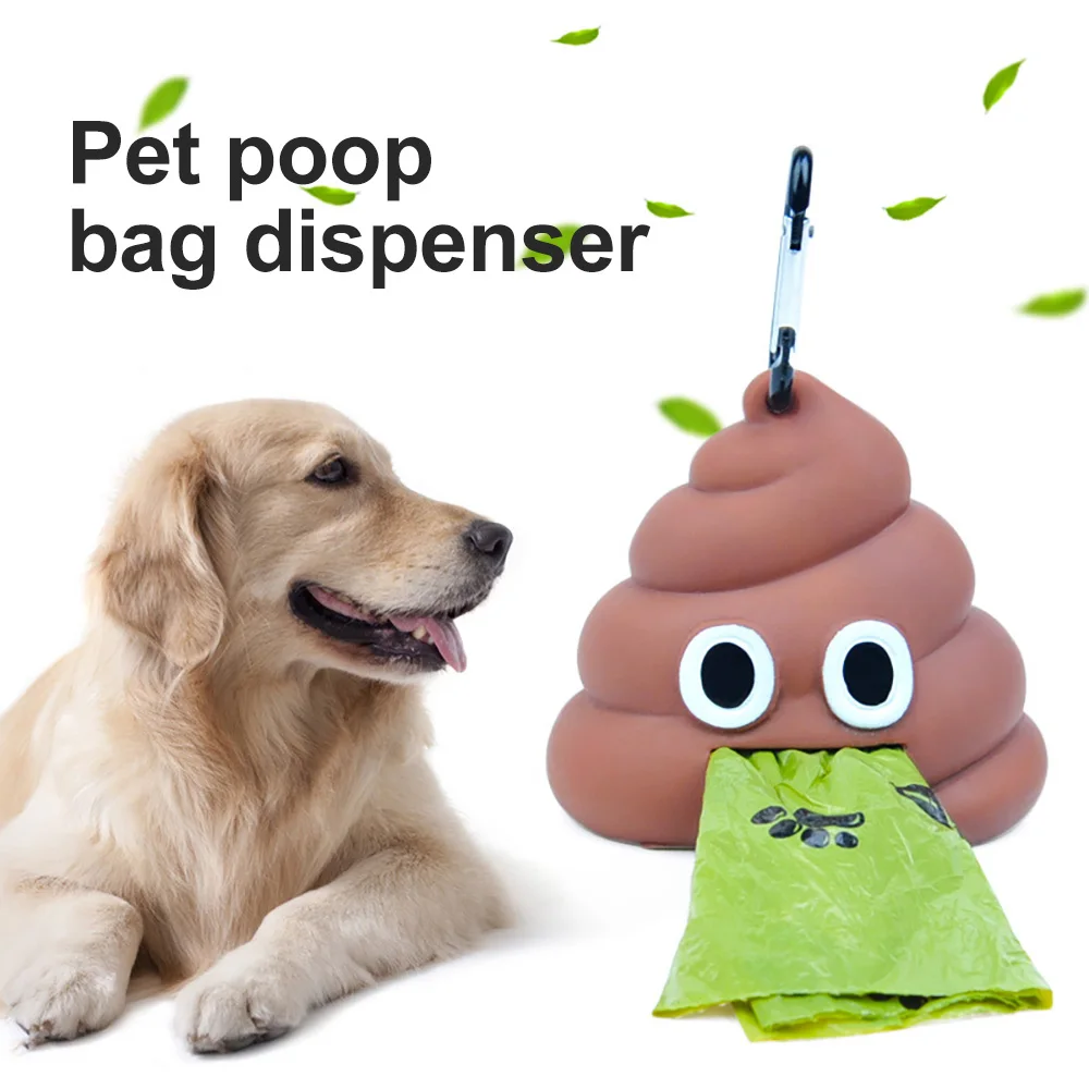 Portable Pet Dog Poop Bag Dispenser Outdoor Waste Garbage Holder Dispensers Bags Zero Trash Cleaning Supplies | Дом и сад