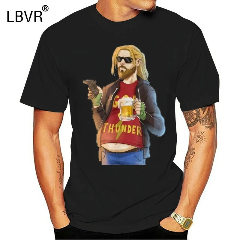 Черная футболка с надписью Fa-Thor Like Beer Belly And Game The Big Lebowski на день рождения 26Th 30Th 40Th
