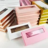 Wholesale Magnetic Eyelash Box Package Customize Natural Mink Cluster Russian Lashes Packaging Logo With Tray Soft Lash Supplier 4