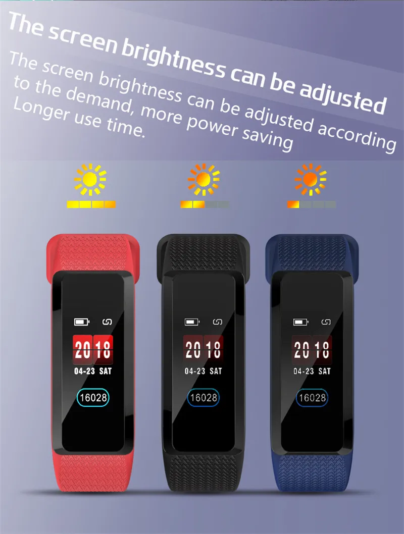 B61 смарт-браслет Smartband шагомер сердечный ритм кровяное давление фитнес-браслет спортивные часы Smartband браслет для Iphone Android