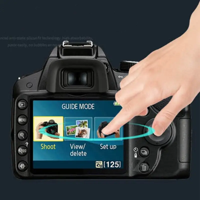 HD lcd защита для экрана камеры Защитная пленка для Nikon D3400 D3300 D3200 D3100 AXYF