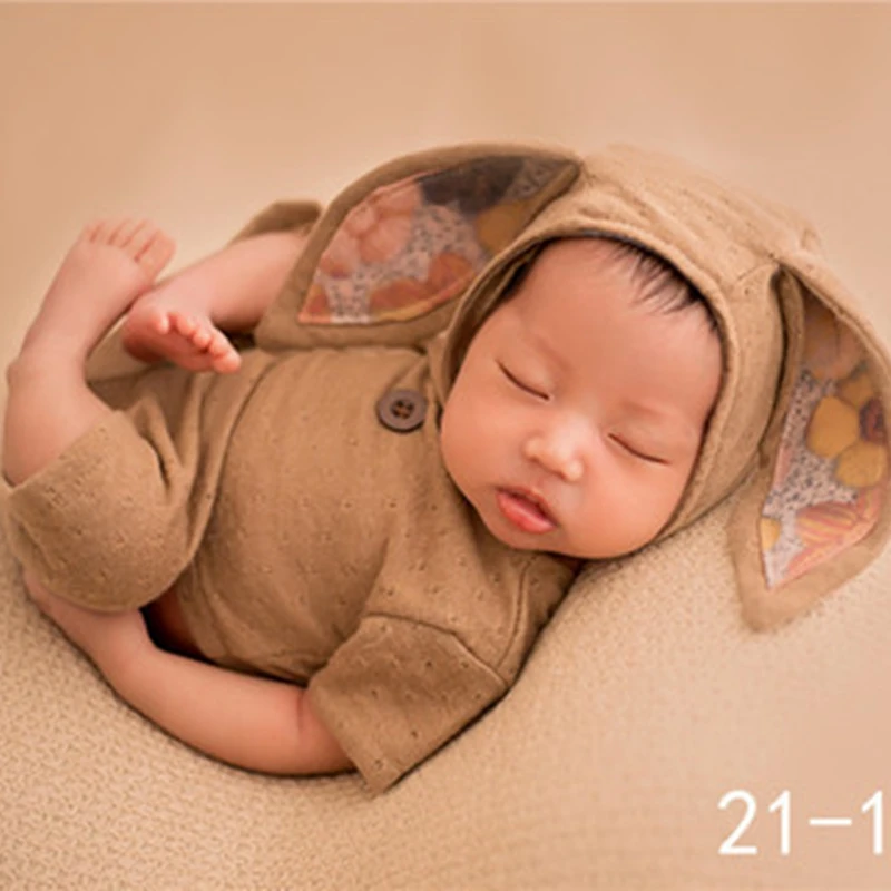 2019 головной убор унисекс с ушками Одежда для новорожденных реквизит фотосъемки
