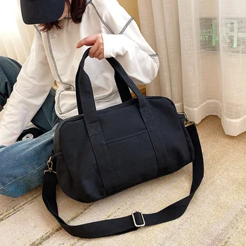 

Toposhine Canvas Women Handbags 2020 New Casual Girls Messenger Shoulder Bag Large Capacity Female Handbags Women Travel Totes