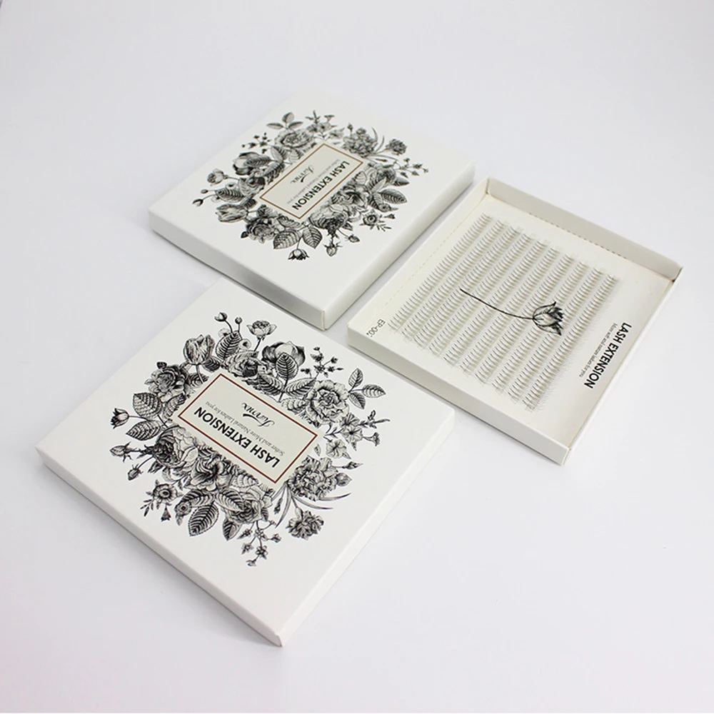 

400 Pcs False Eyelashes Makeup Beauty Tools 3 Roots Grafting False Eyelashes Korea Superfine Soft 3D Planting Eyelashes