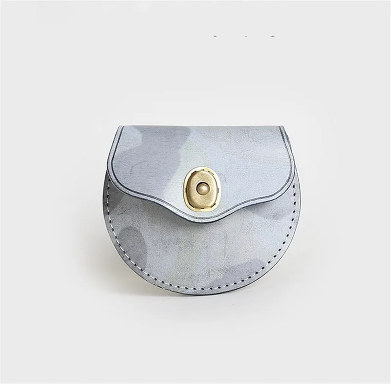 LEACOOL Кошелек для монет из натуральной яловой кожи, маленький кошелек из натуральной кожи, Винтажный дизайн, индивидуальная Сумочка для мужчин и женщин, сумка для монет