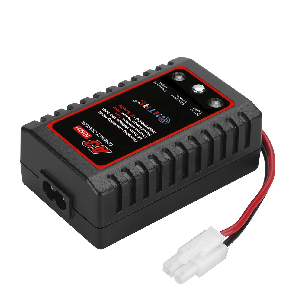 HTRC Портативный Батарея Зарядное устройство A3 110-240 В 2A 20 Вт AC Compact Зарядное устройство для 5 S-8 s Nimh/Nicd Батарея с 5 зарядки модель