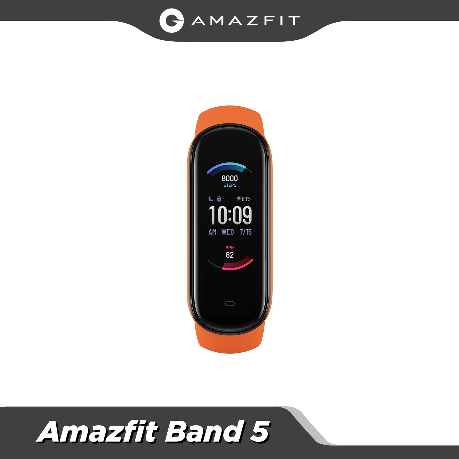 New 2020 Global Version Amazfit Band 5 Multilanguage Women's Health Record Reminder 5ATM Water resistant