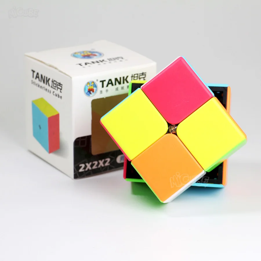 Shengshou танк 2x2x2 магический куб скорость 2x2 Stickerless матовая поверхность головоломка Neo Cubo Magico Развивающие игрушки для детей