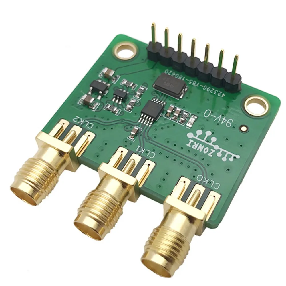 

Si5351A 3-channel clock signal generator module 8KHz-160MHz (4-layer PCB)