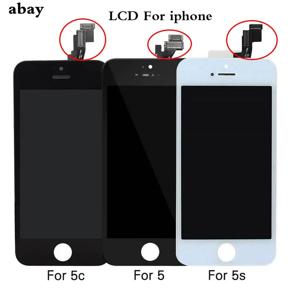 ЖК-дисплей AAA для iPhone 5S 5 5C SE 5s сенсорный экран с дигитайзером в сборе сменный