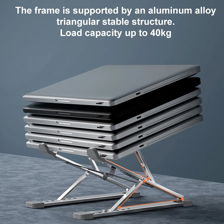 Aluminum Adjustable Laptop Stand for Macbook Air Pro PC IPad Adjustable Portable Tablet Holder