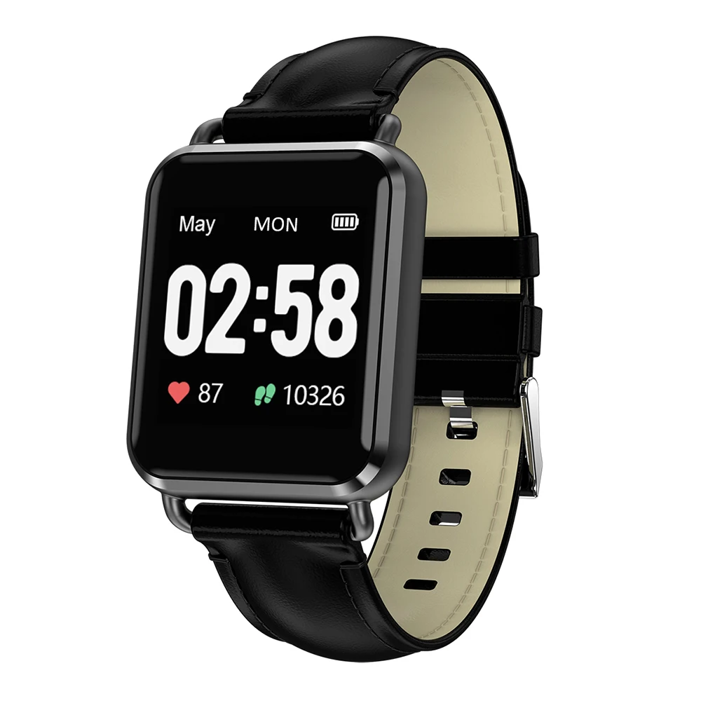 

Q13 Smartwatch Heart Rate Blood Pressure ECG PPG Fitness Tracker 1.3" IPS TFT LCD Screen Bluetooth4.0 Waterproof Smart Watch Men