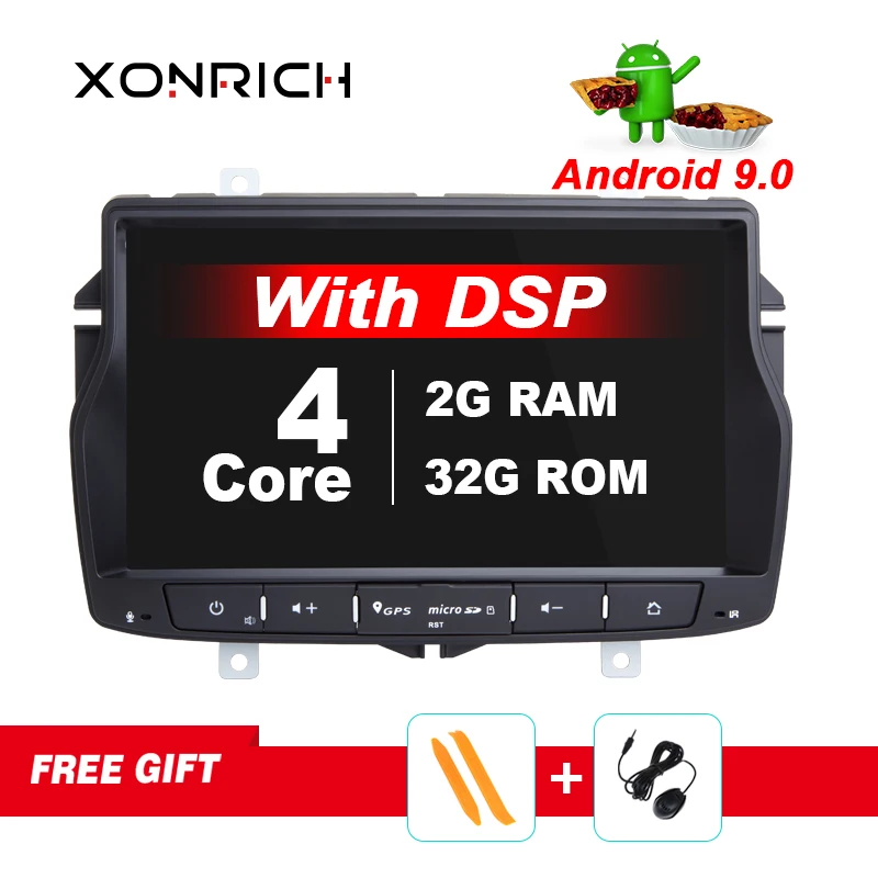 Автомобильный мультимедийный плеер Android 9 Automotivo 1 Din для Dacia/Sandero/Duster/Renault/Captur/Lada/Xray 2/Logan 2 GSP ram 2G DSP RDS Автомобильный мультимедийный плеер Android 9 Automotivo 1 Din для Dacia/Sandero/Duster/Renault/Captur/Lada/Xray 2/Logan 2 GSP ram 2G DSP RDS