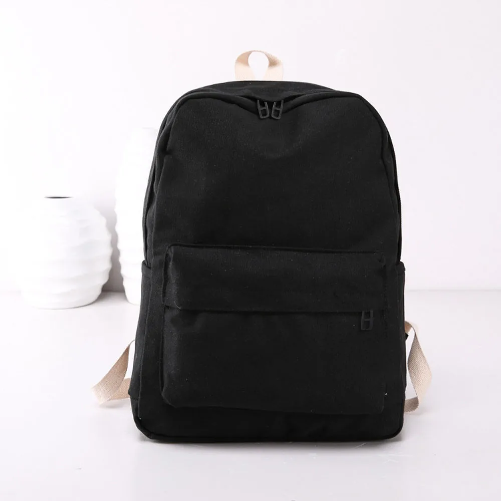 

25#40#Women Girls Canvas Preppy Shoulder Bookbags School Travel Backpack Bag Bagpack For School Mochila