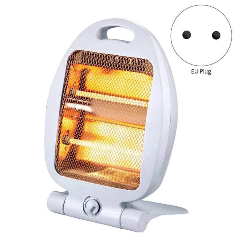 

Portable Heater Fan 400W/800W Adjustable Desk Warmer Fan for Indoor Heating Camping White EU Plug
