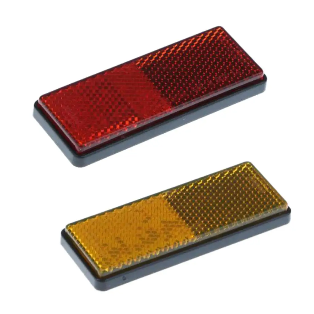 2 Pieces Universal Car Talier Motorcycle Reflector Light Reflective Strip