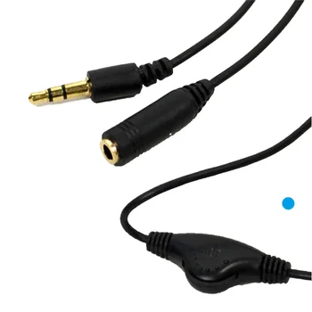 

3.5mm Jack AUX Male to 3.5 mm Female Adapter Extension Cable M/F Audio Stereo Cord with Volume Control Earphone Headphone Wire