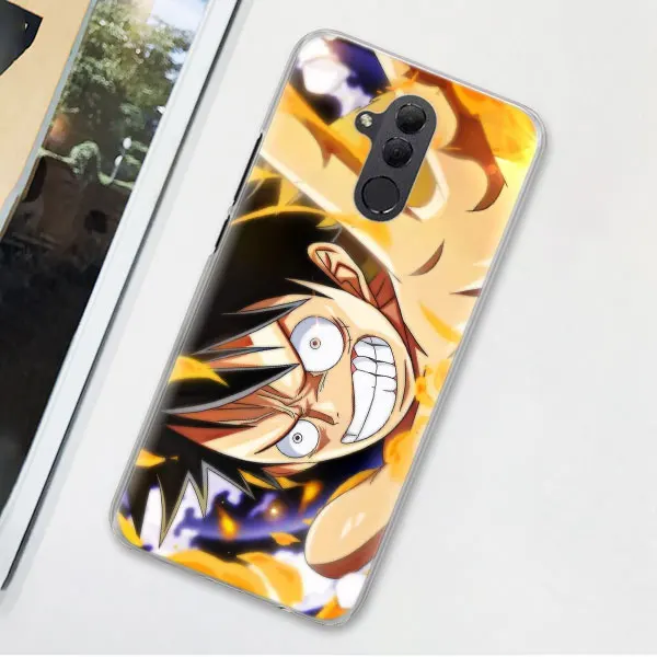 09 Аниме one piece Луффи Зоро чехлы для телефонов huawei mate 20 Pro 10 20 30 Lite P30 Pro P30 P20 Lite P10 Lite жесткий чехол - Цвет: 09