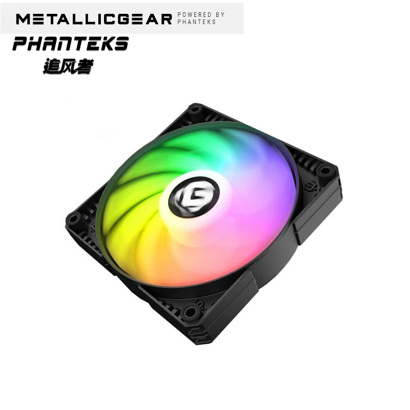 PHANTEKS MG SKIRON черный RGB красочный светодиодный Радужный 12 см 14 см вентилятор Поддержка синхронизации материнская плата ASUS MSI ASROCK Z390 GIGABYTE 4PIN PWM