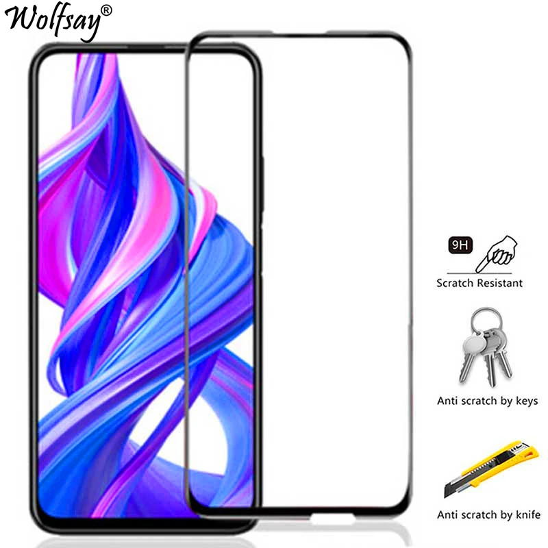 

9H Screen Protector For Huawei Honor 9X Glass Tempered Full Cover Protective Glass For Huawei Honor 9X Safety Glass Honor 9X Pro