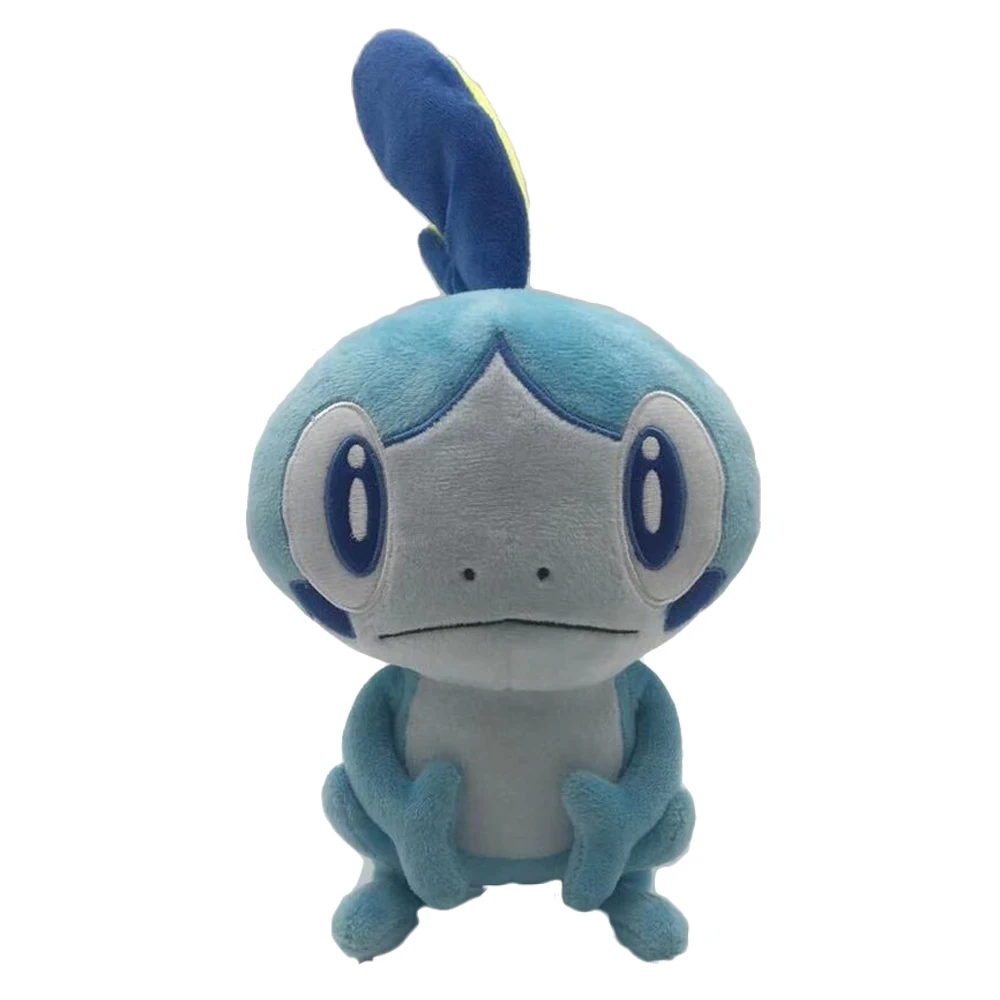 Blue Sobble Scorbunny Grookey плюшевые мягкие коллекционные игрушки для детей Рождественский подарок N2750 - Цвет: Blue