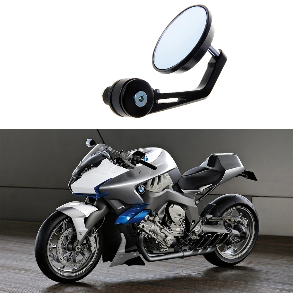 7/8 дюймов 22 мм зеркало универсальное зеркало заднего вида мотоцикла круглый из алюминиевого сплава образный руль мотоцикла зеркало заднего вида#820