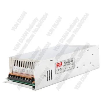 

600W 48V Metal Switch Power Supply AC 220V-264V To DC 48V 12.5A Driver with Cooling Fan for Stepper Servo Motor CNC Router