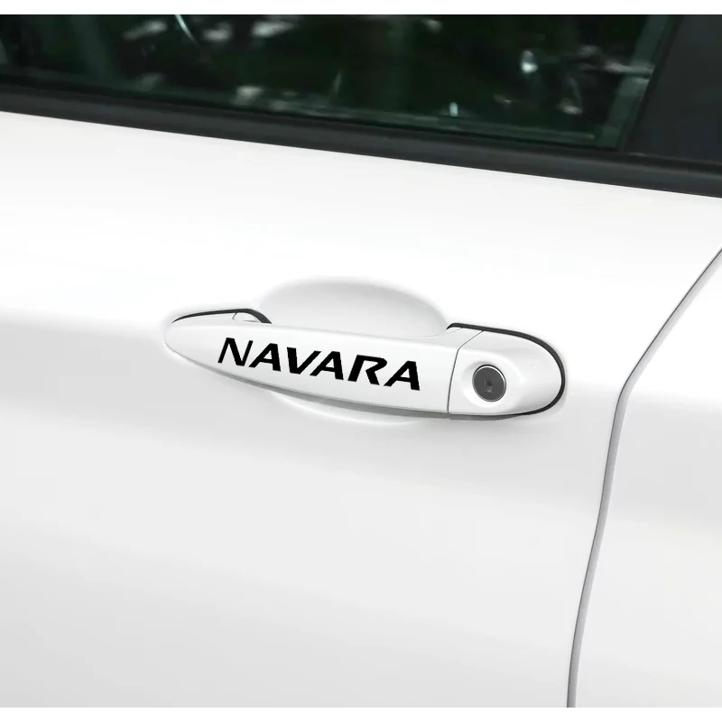Car Door Handle Rear Mirror Stickers auto Decal For Nissan Navara d40 d22 d23 np300 car styling |