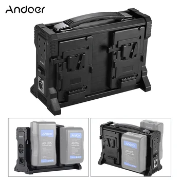 

Andoer AD-4KS 4-Channel Camcorder Battery Charger for V-Mount Battery for DSLR Video Cameras